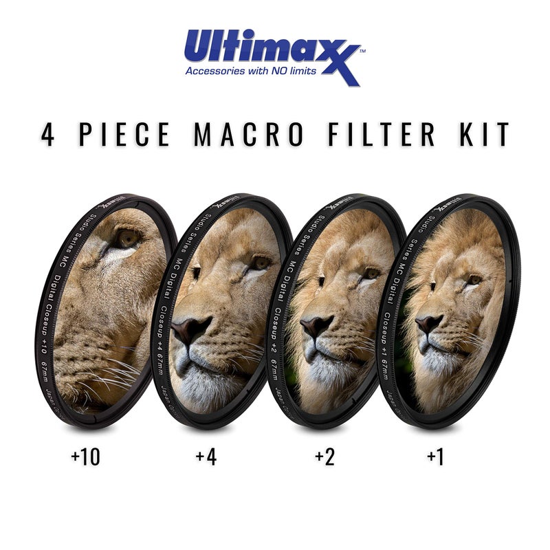Ultimaxx 67MM Lens Accessory Kit - 6PC Gradual Color Filter + UV CPL FLD Filter + Macro Close Up Set (+1 +2 +4 +10) - Image 5
